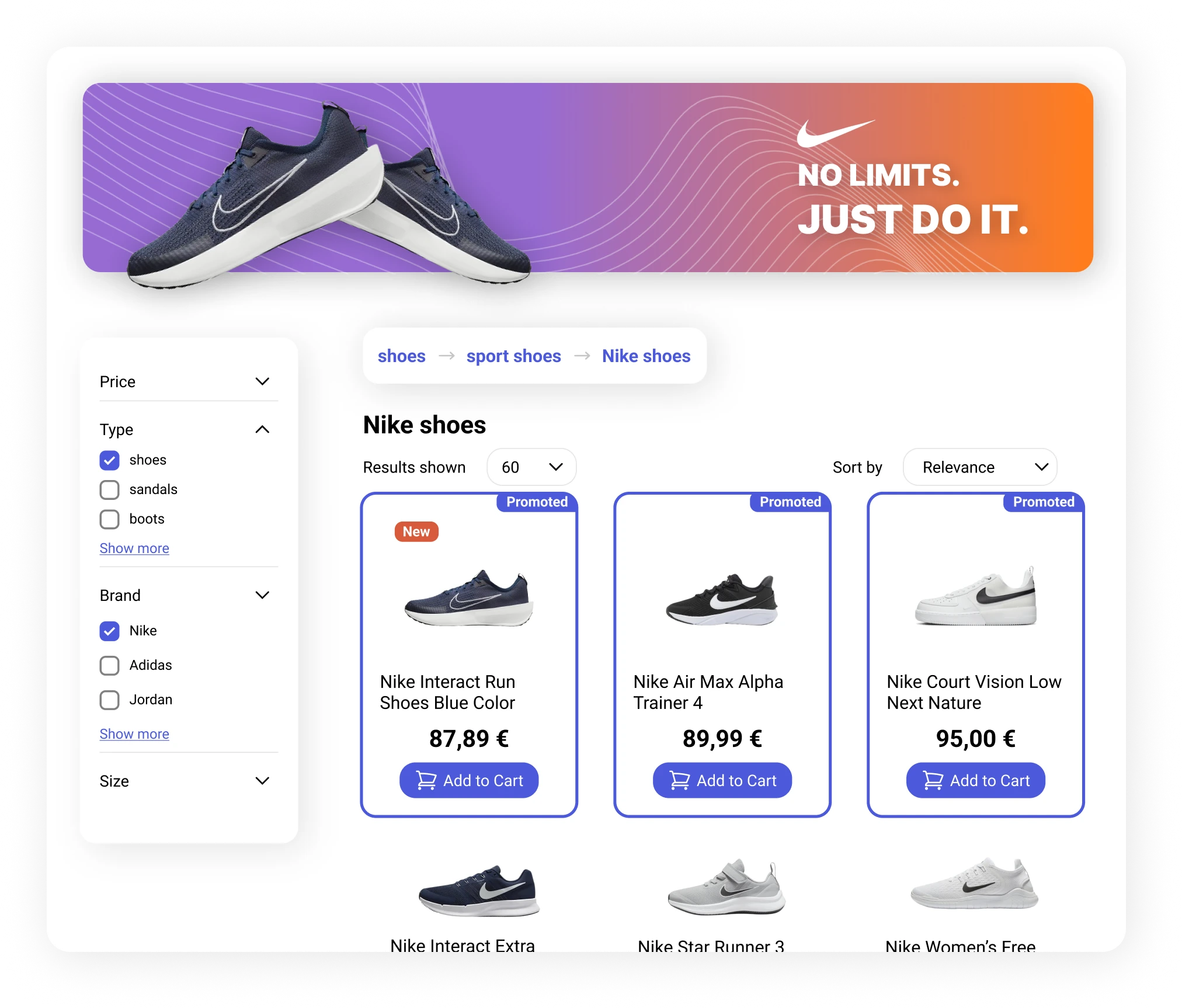 Category Pages Solution for eCommerce